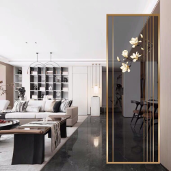 艺术玻璃屏风Y066