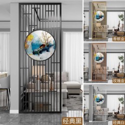 带装饰画屏风Z041