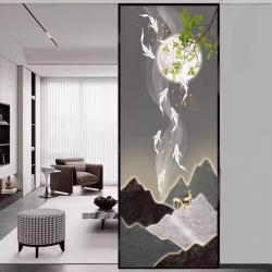 艺术玻璃屏风X037