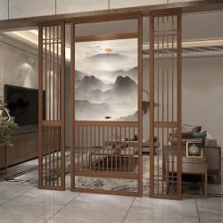 镂空金属屏风L048