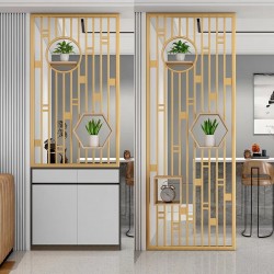 带置物板屏风W047