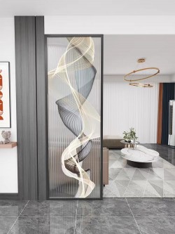 艺术玻璃屏风Y117