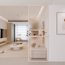 新款玻璃屏风X112