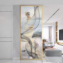 艺术玻璃屏风X063