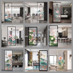 艺术玻璃屏风X012