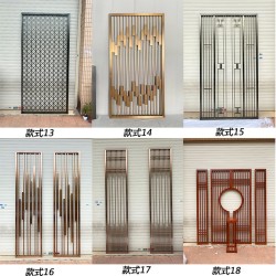 镂空金属屏风L103