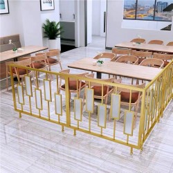 餐厅饭店矮隔断A088