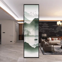 艺术玻璃屏风X095