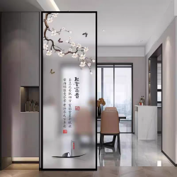 艺术玻璃屏风X118