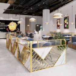 餐厅饭店矮隔断A097