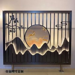 餐厅饭店矮隔断A070