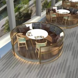 餐厅饭店矮隔断A219