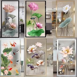 艺术玻璃屏风X009