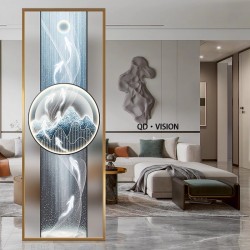 艺术玻璃屏风Y122