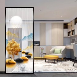 艺术玻璃屏风Y014