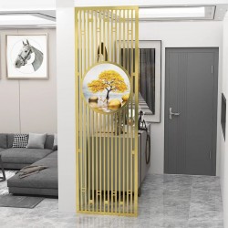 带装饰画屏风Z035