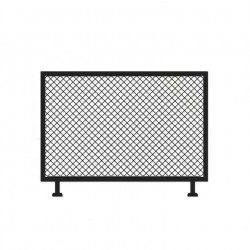 餐厅饭店矮隔断A058