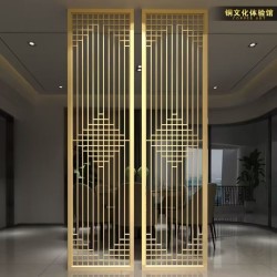  镂空金属屏风L138