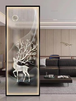 艺术玻璃屏风Y105