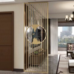 带装饰画屏风Z006