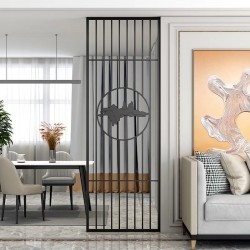 带装饰画屏风Z016