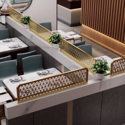 餐厅饭店矮隔断A039