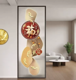 艺术玻璃屏风X039