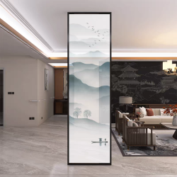 艺术玻璃屏风X090