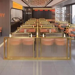 餐厅饭店矮隔断A188