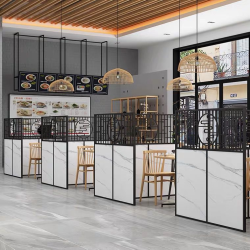 餐厅饭店矮隔断A050