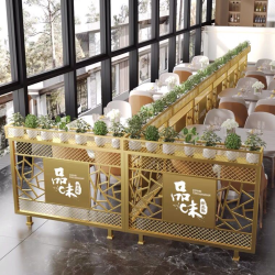 餐厅饭店矮隔断A028