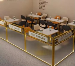  餐厅饭店矮隔断A061