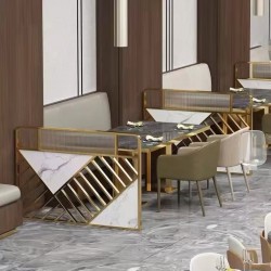 餐厅饭店矮隔断A145