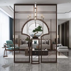 镂空金属屏风L016