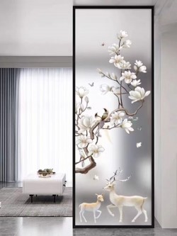 艺术玻璃屏风Y145