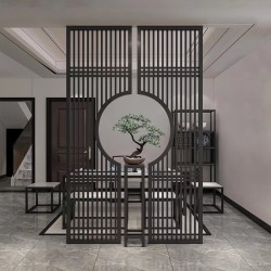 镂空金属屏风L061