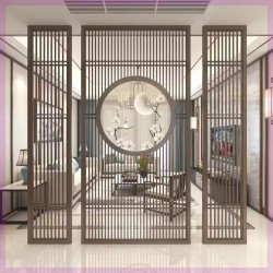  镂空金属屏风L201