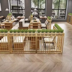 餐厅饭店矮隔断A123