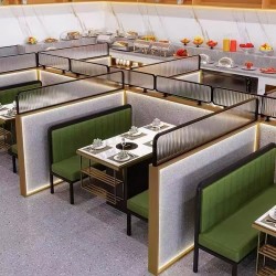 餐厅饭店矮隔断A179