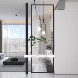 玻璃屏风组合款Y129