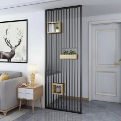 带置物板屏风W061