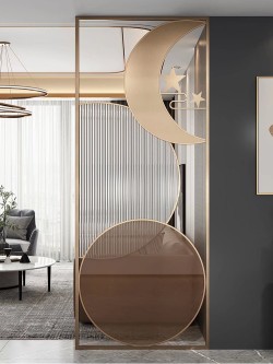 新款玻璃屏风X066