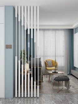 免打孔立柱屏风L013