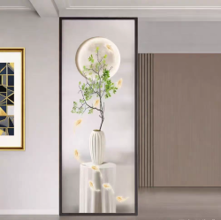 艺术玻璃屏风X041