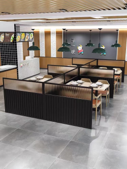 餐厅饭店矮隔断A025