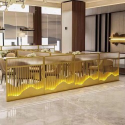 餐厅饭店矮隔断A114