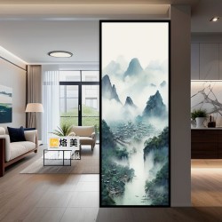 艺术玻璃屏风X105