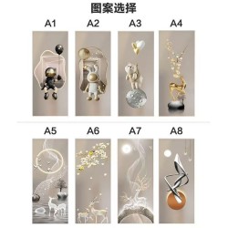 艺术玻璃屏风X017