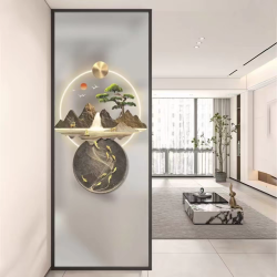 艺术玻璃屏风X045