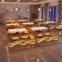 餐厅饭店矮隔断A012